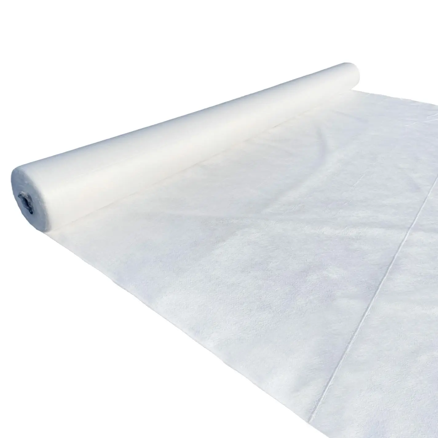 China factory favorable prices white geotextile fabric nonwoven needle punched geotextile short fabric