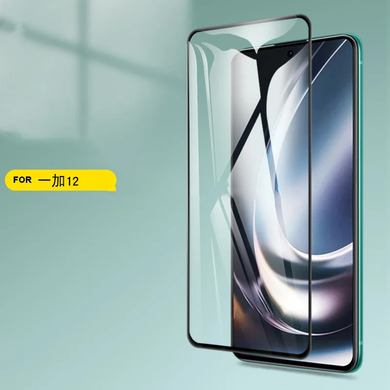 Full Cover Transparent 9H Hardness Anti-Scratch Tempered Glass Screen Protector For OnePlus 13 12 11 10T 9RT 9R / 10 9 Ace Pro