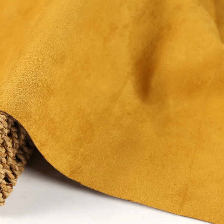 2021 китайская фабрика, 100% полиэфирная переработанная замшевая ткань для обуви
