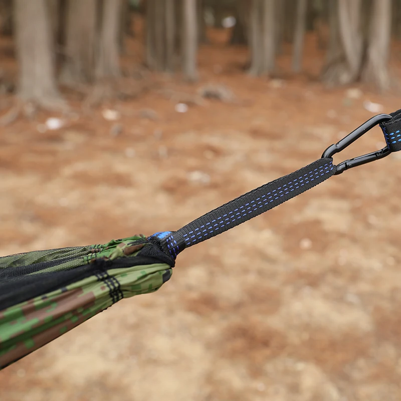 2023 Newest Camouflage Nylon Portable Camo Hammock With Mosquito Net For Camp Hiking Outdoor