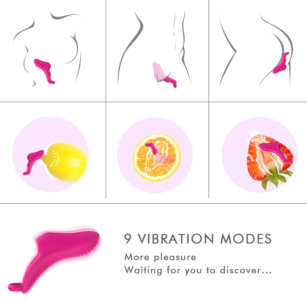 S-HANDE Vaginal Pussy G Spot Massage Adult Sex Toys Mini Finger Sleeve Vibrator For Female Women