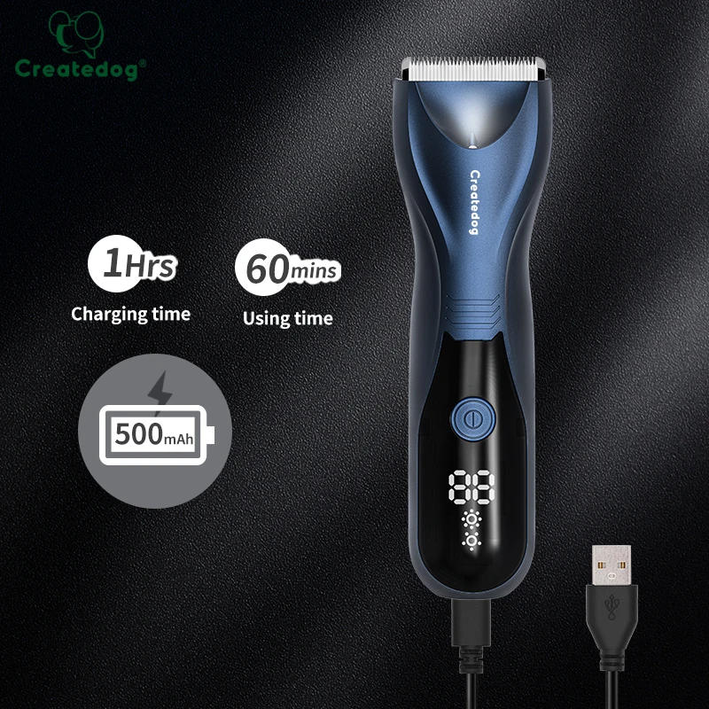 Rechargeable LED Display Mens Hair Barber Zero Cordless electric Hair clipper Trimmer Hair cut machine for Men