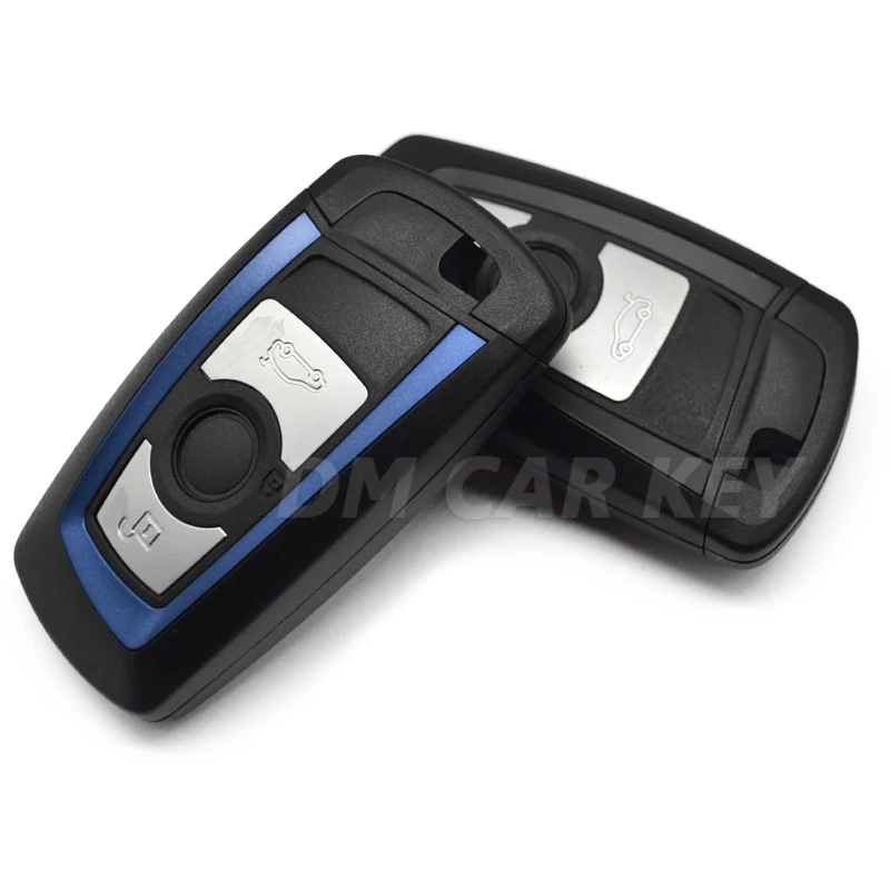 Smart car key Shell Case 3/4buttons with key blade For BMW F CAS4 CAS4+ F System X Series 1 3 5 7 Series remote key replacement