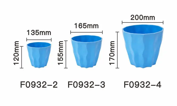 
manufacture cheap plastic indoor tall self water orchid decorative plant pot 