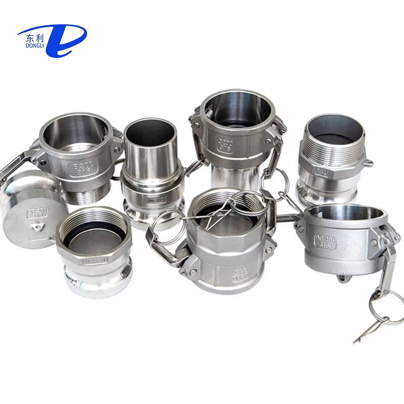 DIN2828 type AF CC DF EC female stainless steel plastic aluminum hose fitting shank ss camlock quick connector coupling