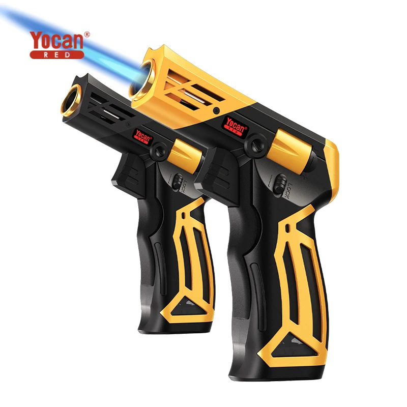 High temperature discoloration process butane torch muzzle gas welding jet flame torch