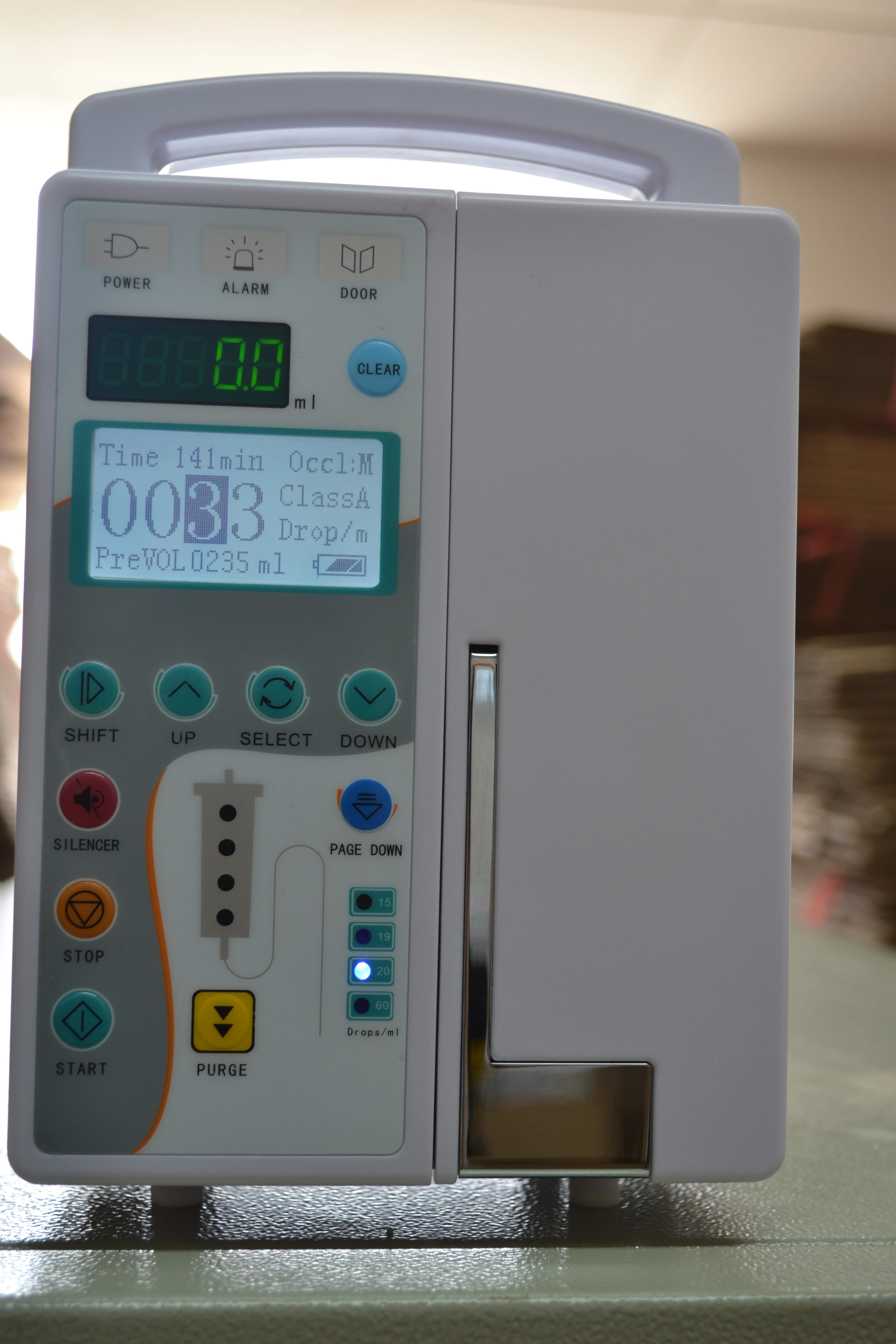 Portable Medical Syringe Pump Iv Syringe Infusion Pump For Hospital Injection Pump With Single Channel