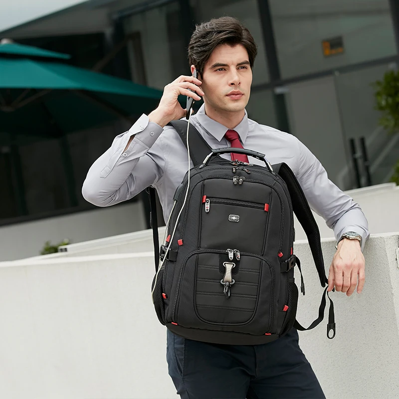 Многофункциональная городская противокражная сумка для ноутбука OEM с 3 отделениями баллистический нейлон