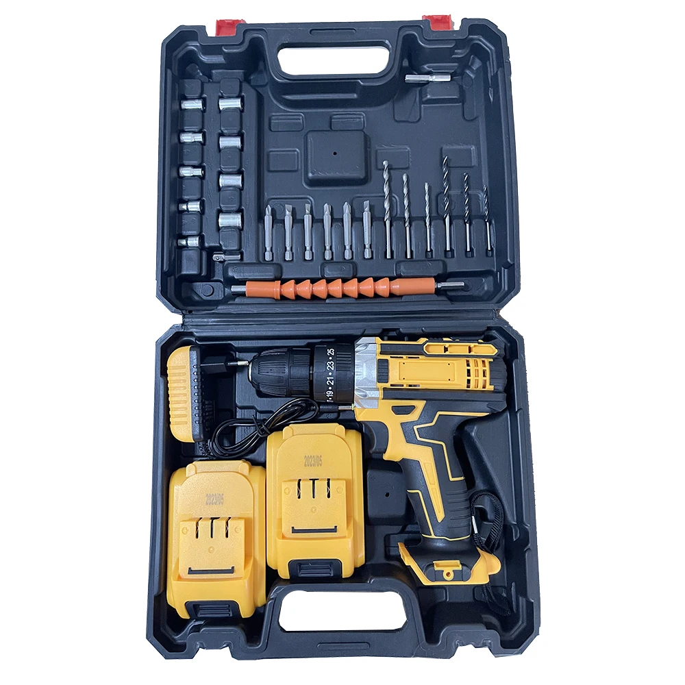 21V Cordless Drill Multi-Function Electric Screwdriver Set Electric Power Drill Hand Tools Power Tool Sets
