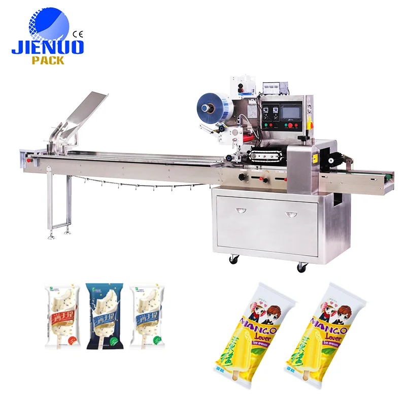 Pouch Sealing Sandwich Donut Plastic Bag Pillow Bread Packing Machine Automatic