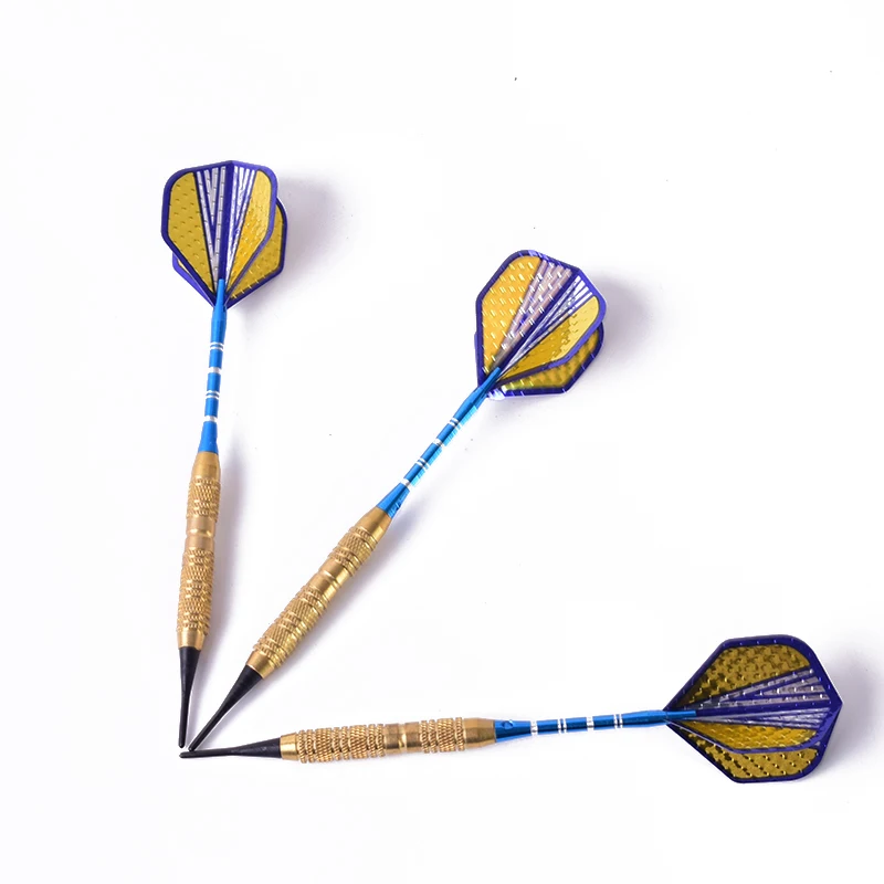 Beautiful 3pcs/Set With Box Professional Darts 18g Soft Darts Electronic Soft Tips Magnetic Dart