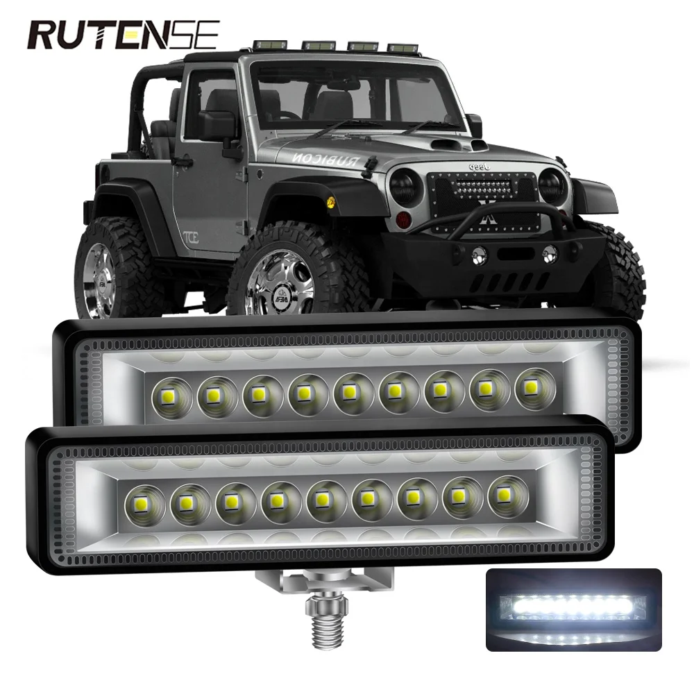 RUTENSE Super Bright Light  White 27W led light car headlight light long been work lamp bolb