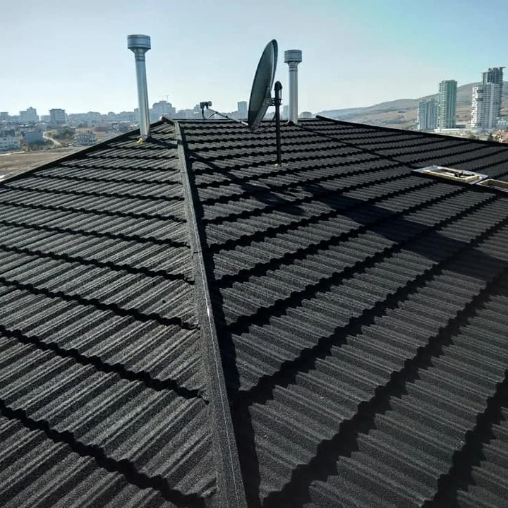 0.3mm color stone coated metal roof tile accessories price house building material roofing prices