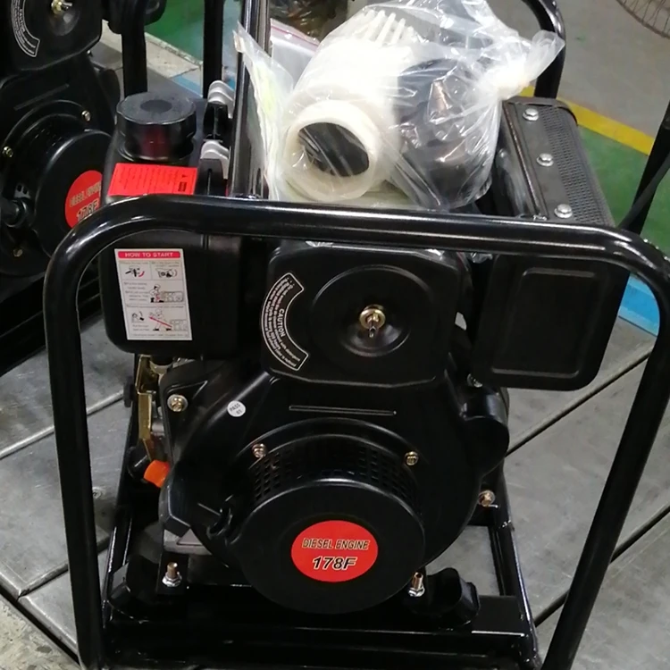 Diesel Water Pump WX-WPX20D 2inch with Diesel Engines 178F Iron Water Pump Fire Water Pump