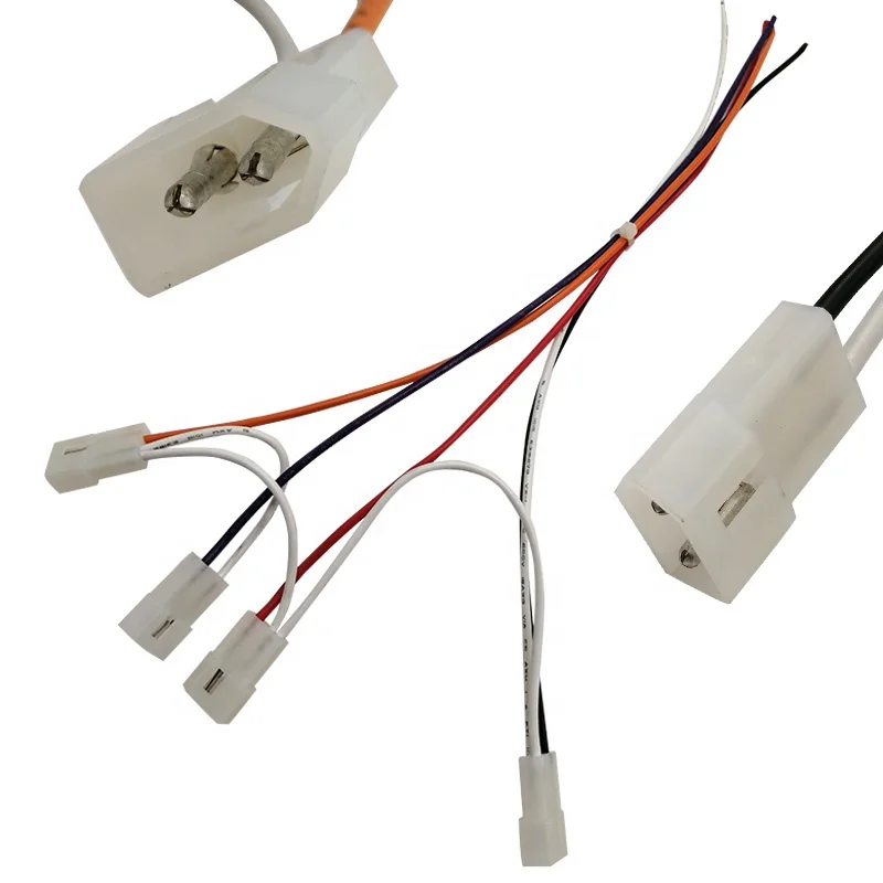 Factory price OEM power cables 2pin jst eh original connectors cable assembly flat cable technics wire harness