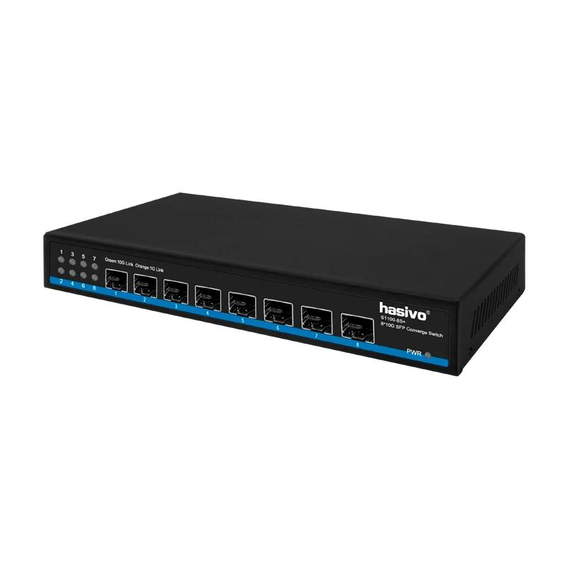 8*10M/100M/1000M/2 5G/10G SFP коммутатор Настольный сетевой Ethernet