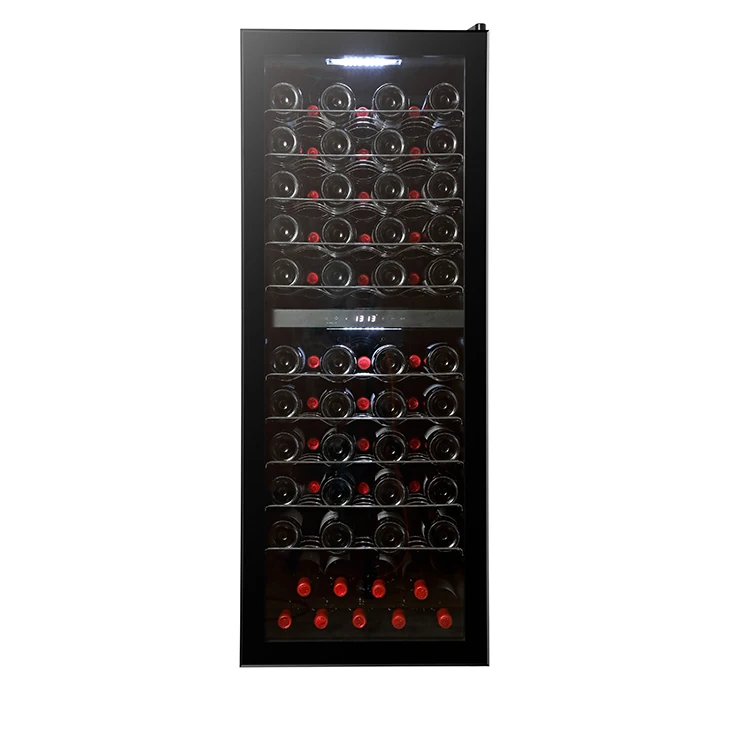 
 Винный шкаф из нержавеющей стали с отображением температуры по цене производителя, распродажа 2021  