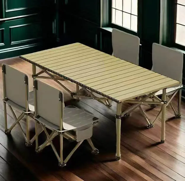 Outdoor Furniture Outdoor Portable Furniture Light Carbon Steel Table and Chair Set Camping and Garden For Outdoor Activities