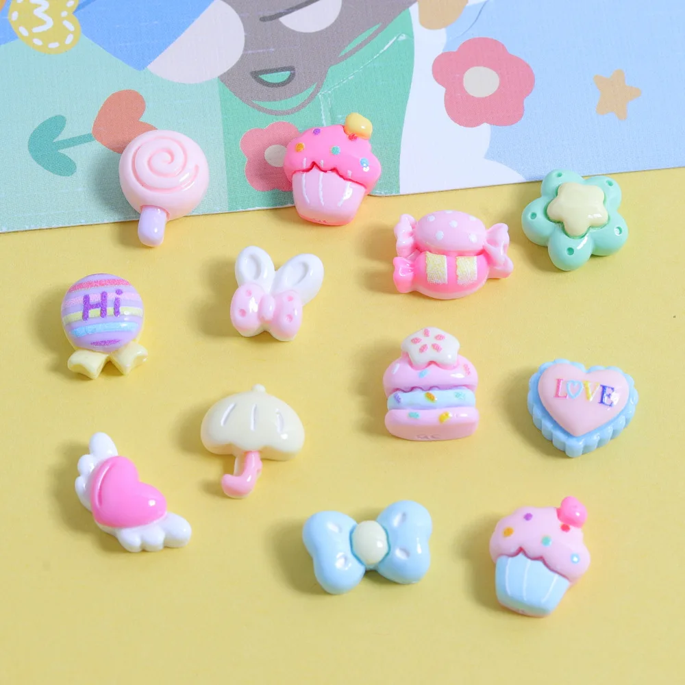 2024 New Kawaii Dream Home Dessert Series Flat Back Charm Decorative Resin Accessories DIY resin craft for theme park