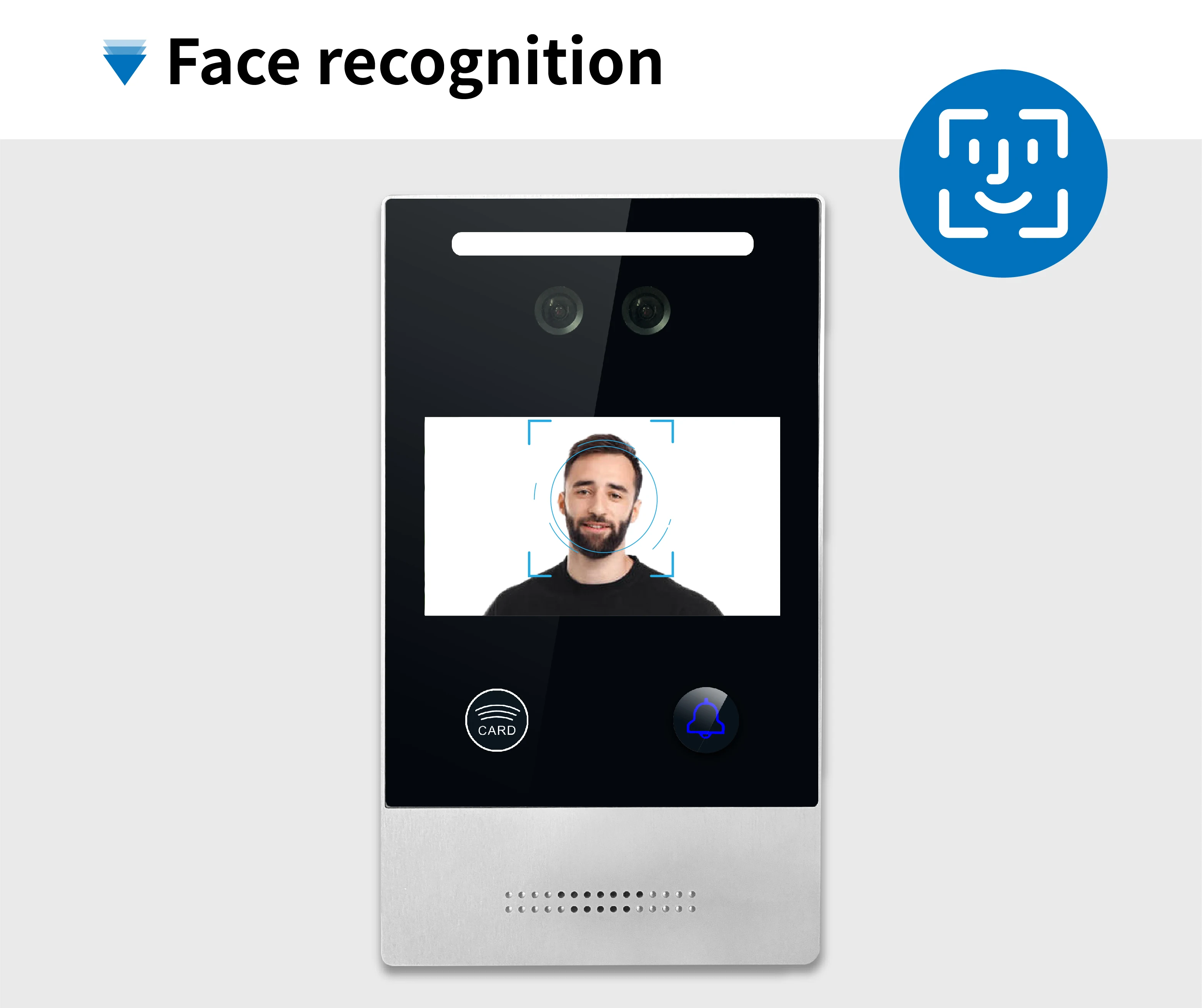 IP System Smart Access Control Products Multi-functional Video Doorbell with HD Camera Tuya APP