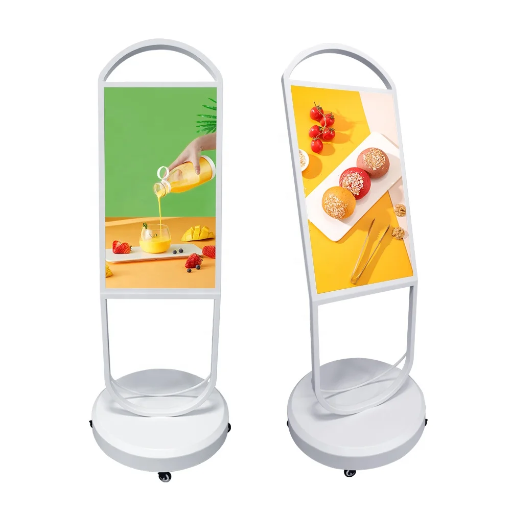 New Battery Power Digital Poster Portable Display Player Poster Lcd Digital Marketing Digital signage