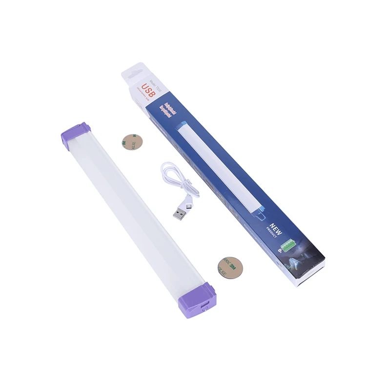 Newest Outdoor Camping White 5V Long Strip Rechargeable USB LED Emergency Bulb