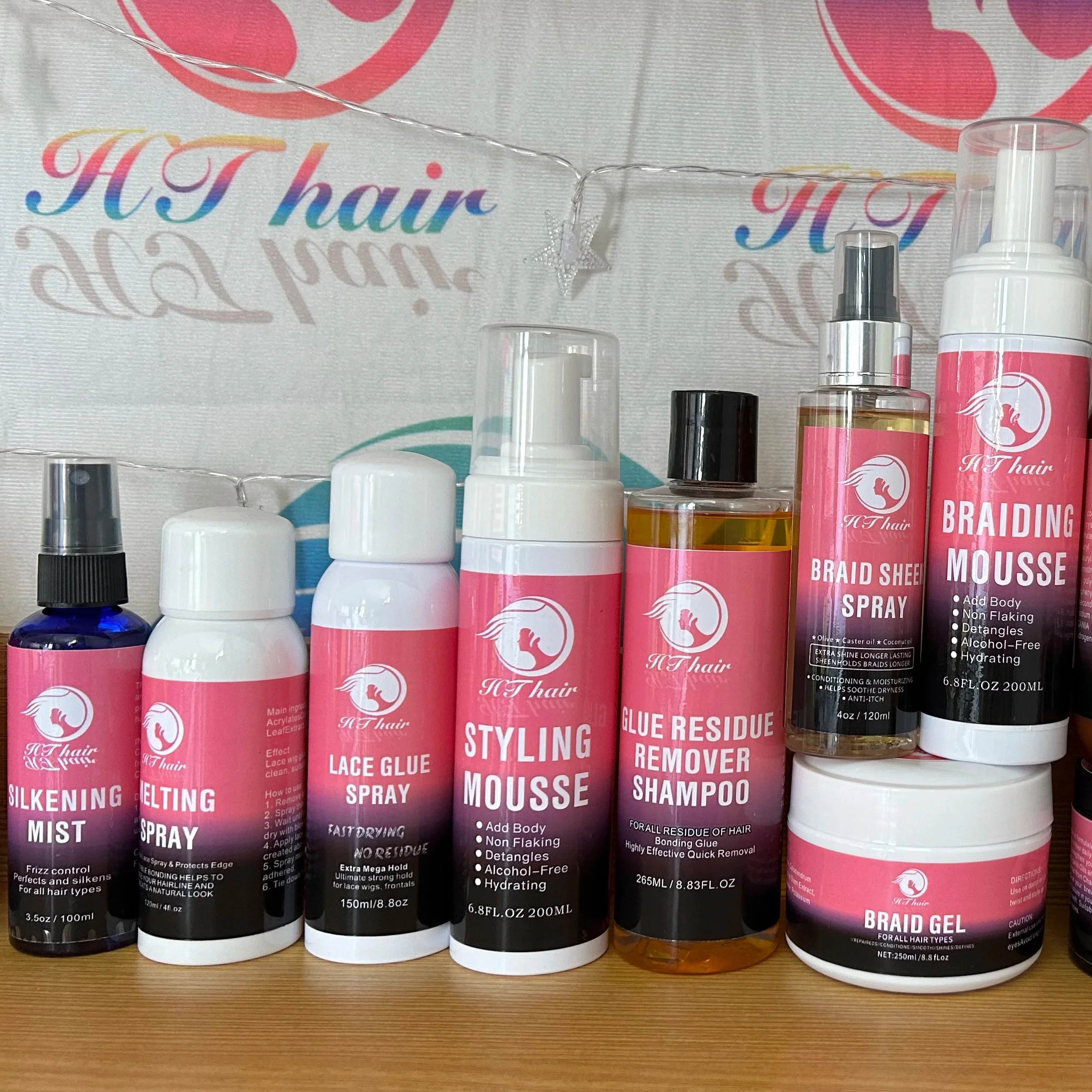 Устойчивая коса мусс частная марка безалкогольная пена для дредов косички блестящие волосы оптовая продажа