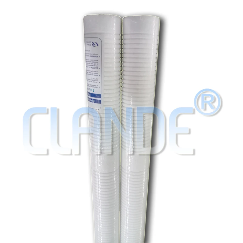 Ro Sediment Oem 1 To 5 Micron Spun Pp Filter Cartridge For Domestic Production Line