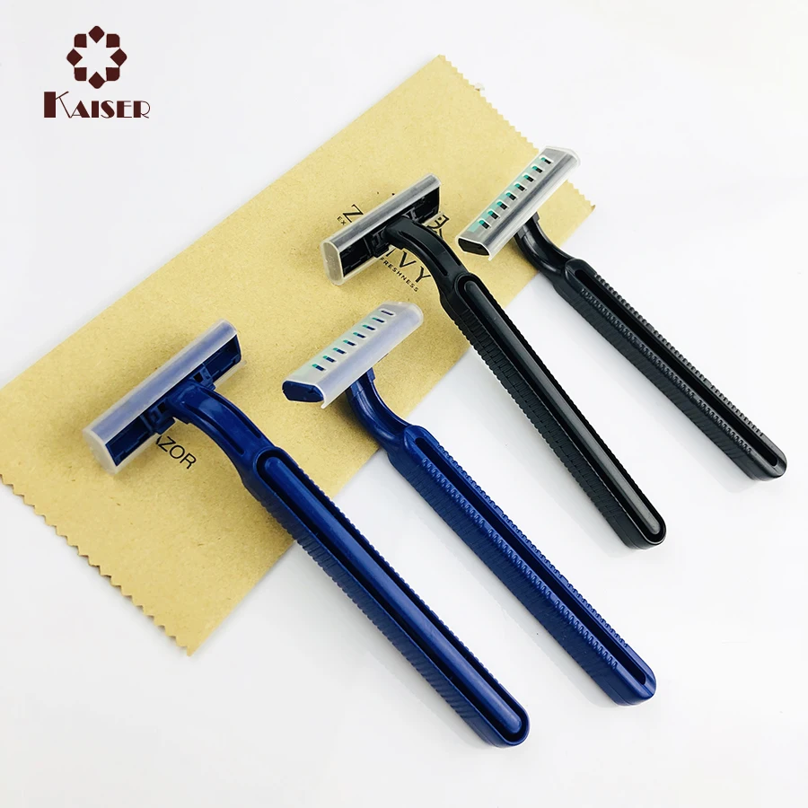 Wholesale High Quality Stainless Steel Twin Blade Disposable Shaving Razor