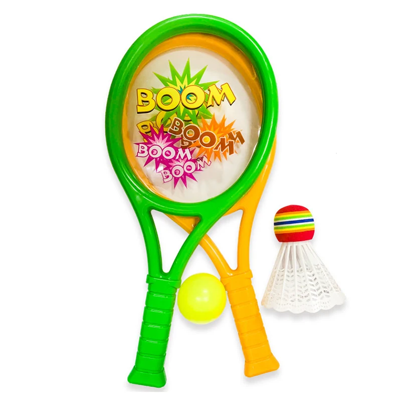 Sport exercise kids plastic sports balls tennis racket toy for children