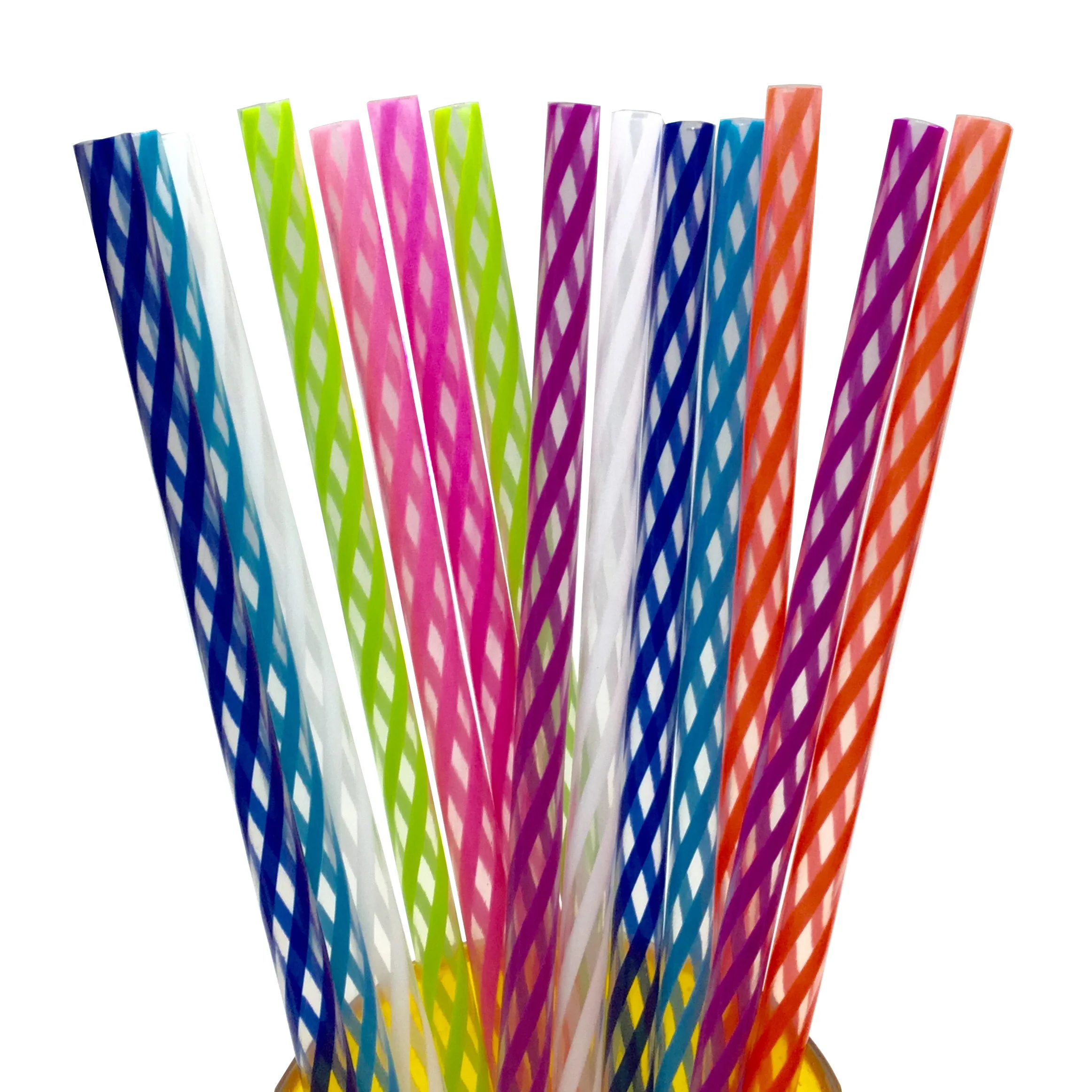 Пользовательская пластиковая трубочка, многоразовая пластиковая трубочка для замены