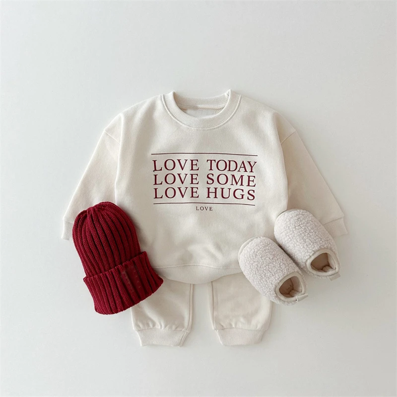 Custom Wholesale Long sleeve boys clothing sets kids clothes set boys 8-12 years of age 2023 girl clothing set baby boy clothes