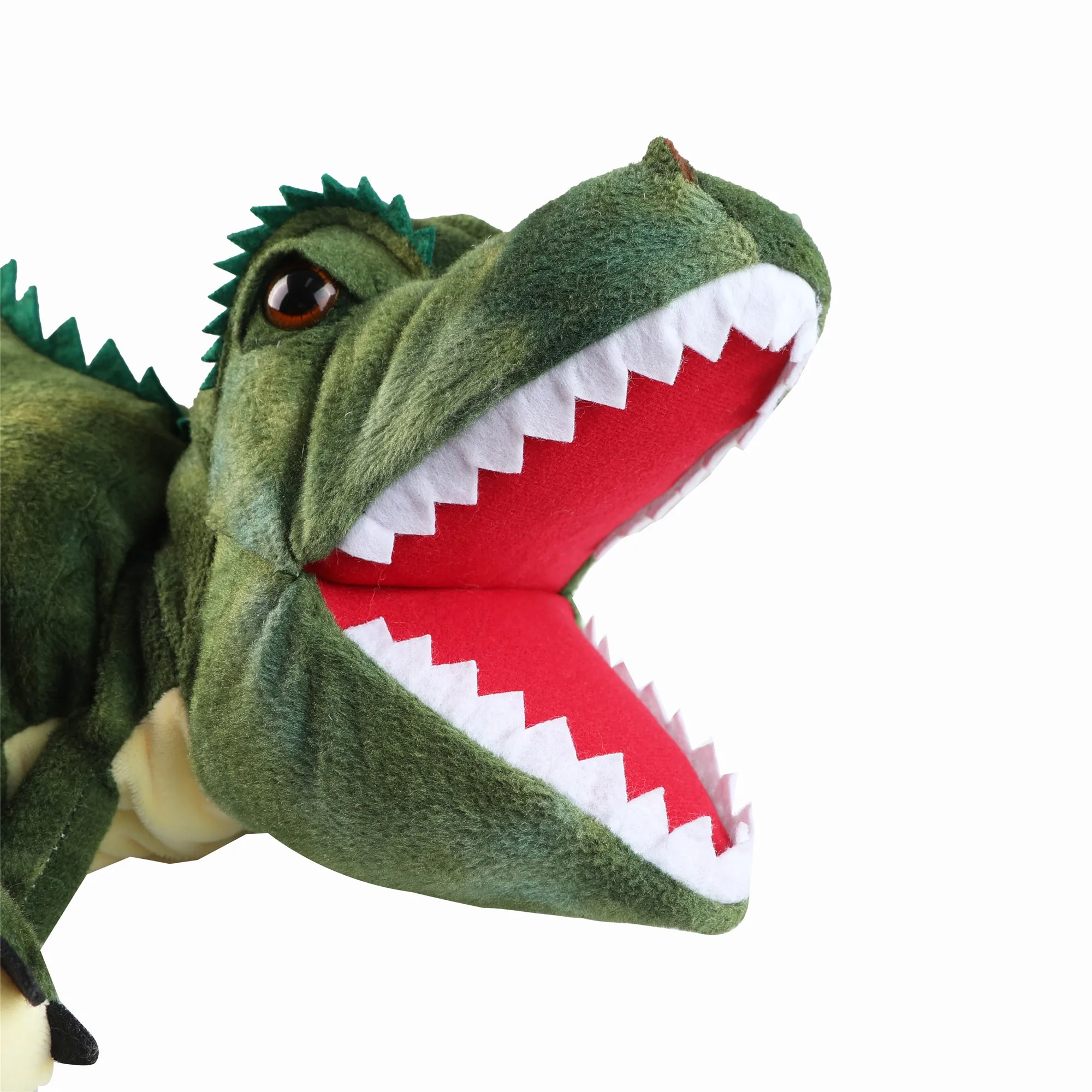 Рука марионетка для раннего обучения унисекс обучающий динозавр T-Rex изготовленный из мягкой хлопчатобумажной ткани с наполнением PP игрушечный персонаж