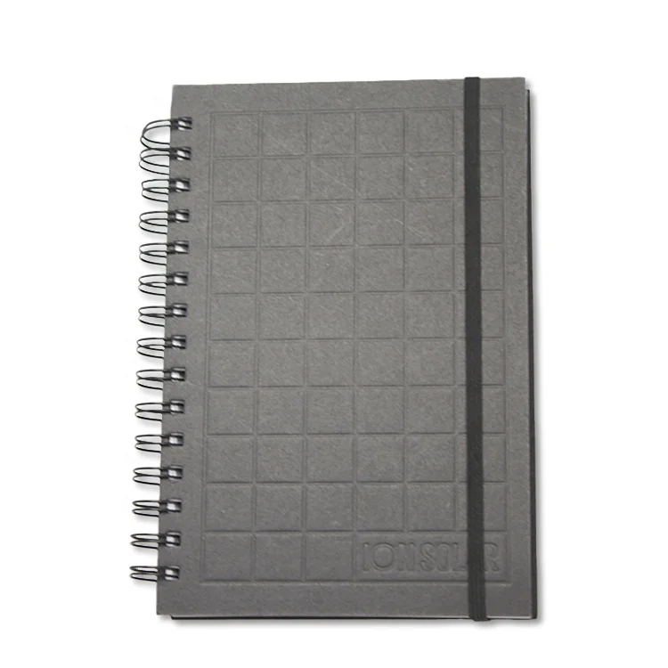 custom made black chipboard notepad spiral chipboard journal