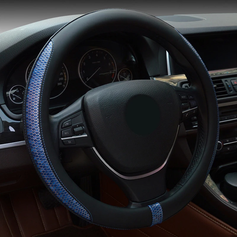 Premium Leather Steering Wheel Cover All