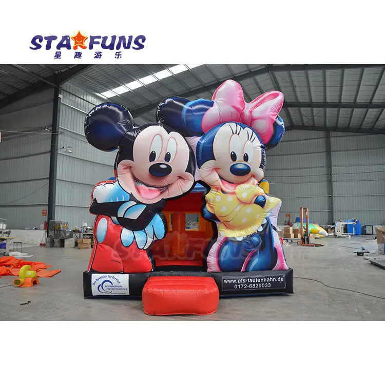 Mickey Minnie Mouse Inflatable Bouncer Adult Kids Bounce House Ready to Ship Jumping Bouncy Castle