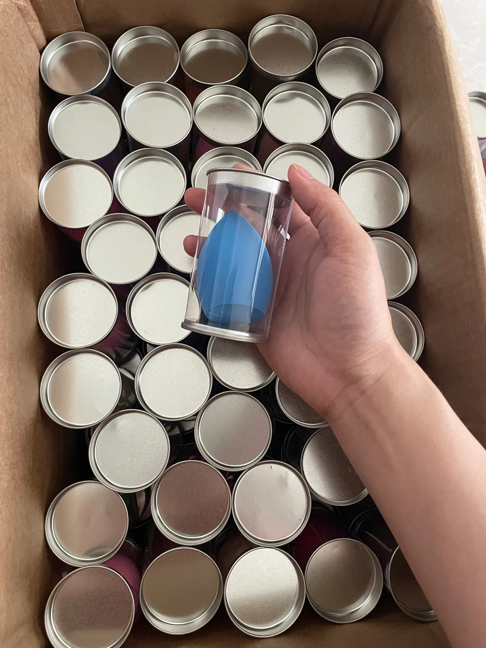 Reusable Hydrophilic Polyurethane Skin-friendly Loose Makeup Power Puff Sponges for Make Up