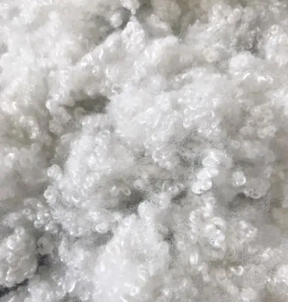 Staple For Polyester Fiber 7d*51mm Black White Oem Anti Gray Style Flame Pattern Solid Color