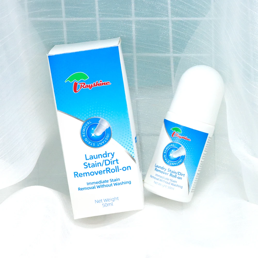 Rayshine Laundry Detergent Liquid Instant Stain Removal Pen Roller Dry Cleaning Agent Easy Carry 50 ml