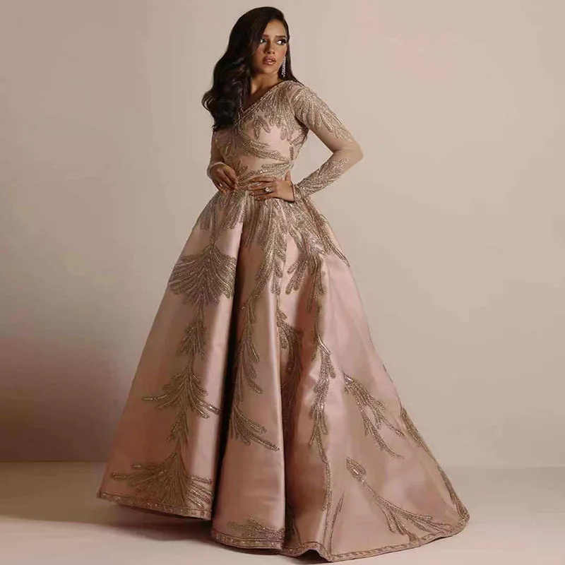 Long Sleeve Party Indian Wedding Dresses For Women Wedding Dresses Turkey