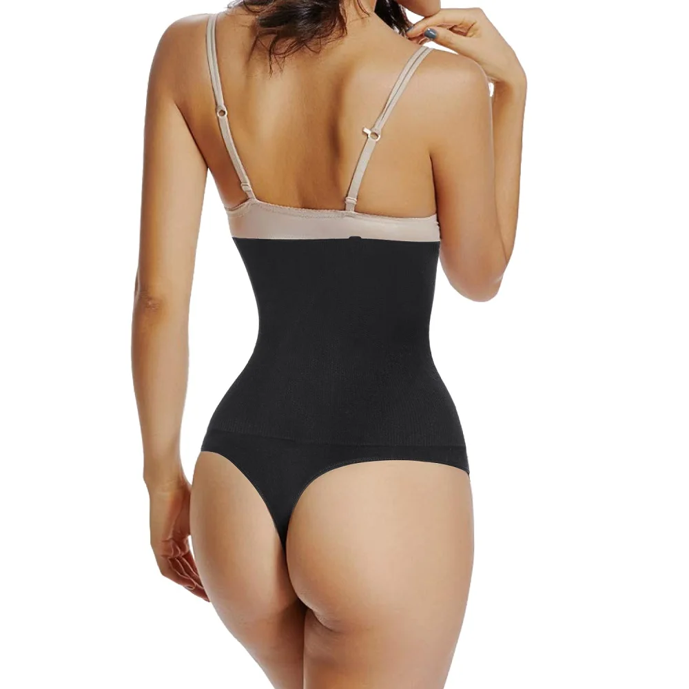 
Women Seamless High Waist Body Shaper Tummy Slimming Shapewear Butt Lifter Thong Panty Wholesale 