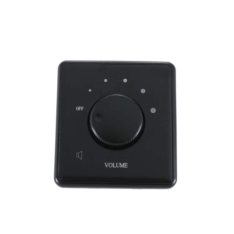 PA Audio Rotary Volume Control Switches For Public Address School Office Classroom In-Wall Stereo Loudness Controller Panel