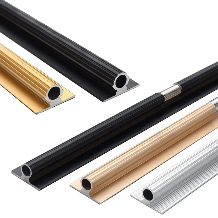 Adjustable Furniture Sliding Cabinet Door Panel Aluminium Wardrobe Straightener