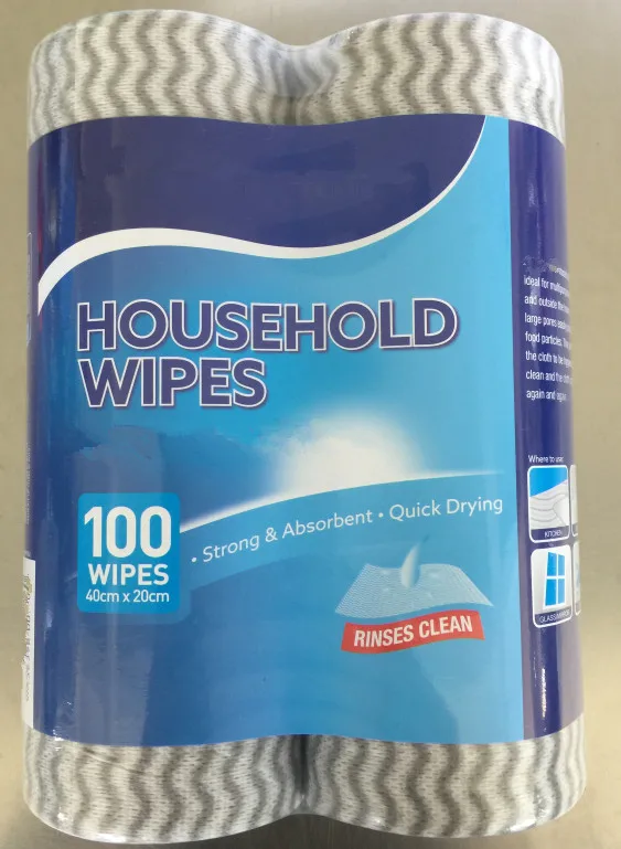 Nonwoven kitchen wipe dish wipes/dry towels household supplies dry wipes