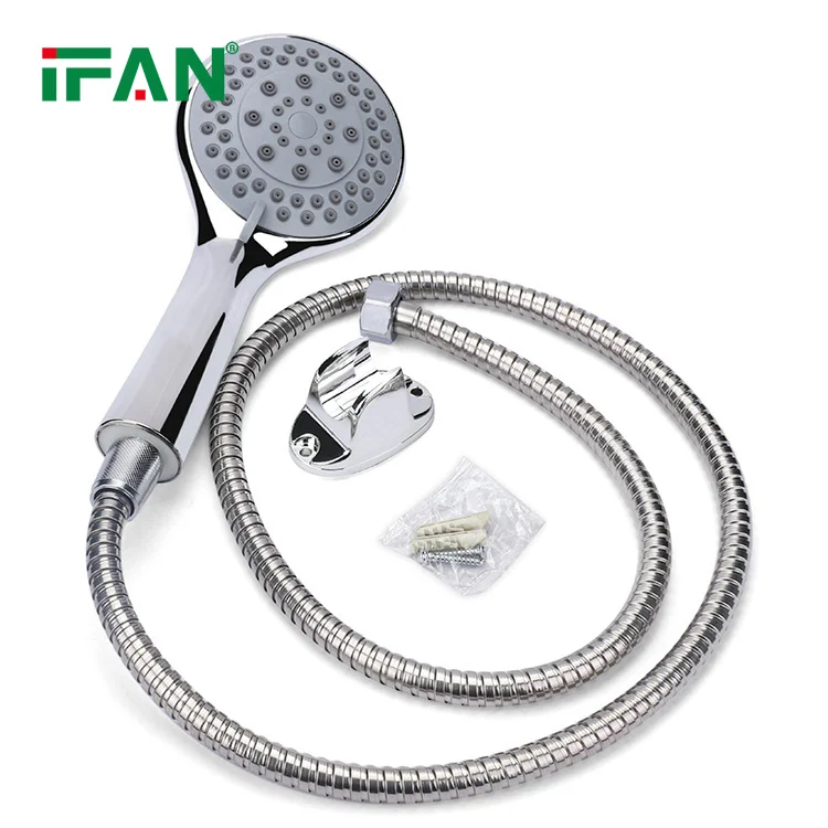 IFAN High Standard Chrome Shower Head Rainfall Hand Held Bathroom Shower Head