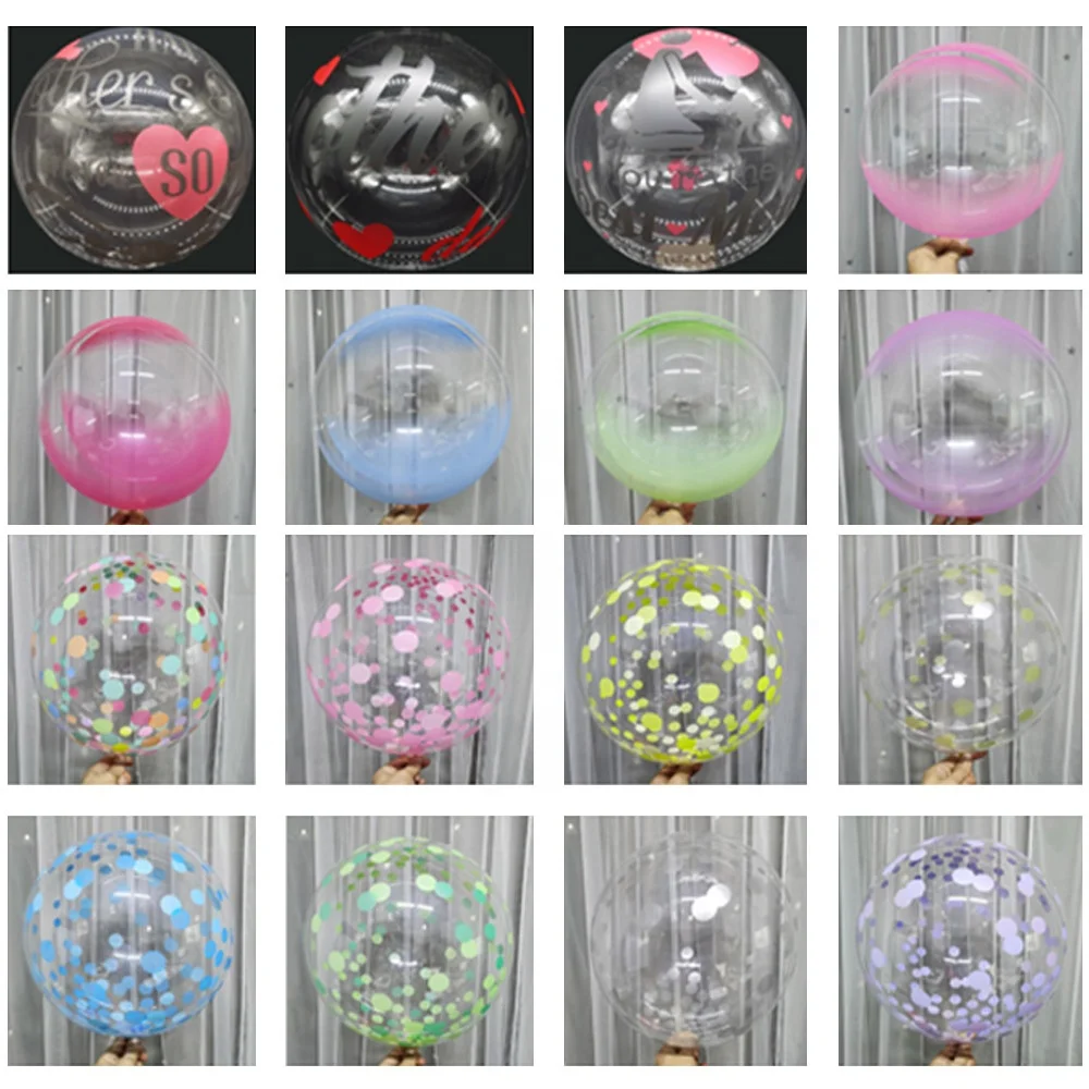 Party Toys LED String Light Night Glow in the Dark Balloon Ballon with Stick