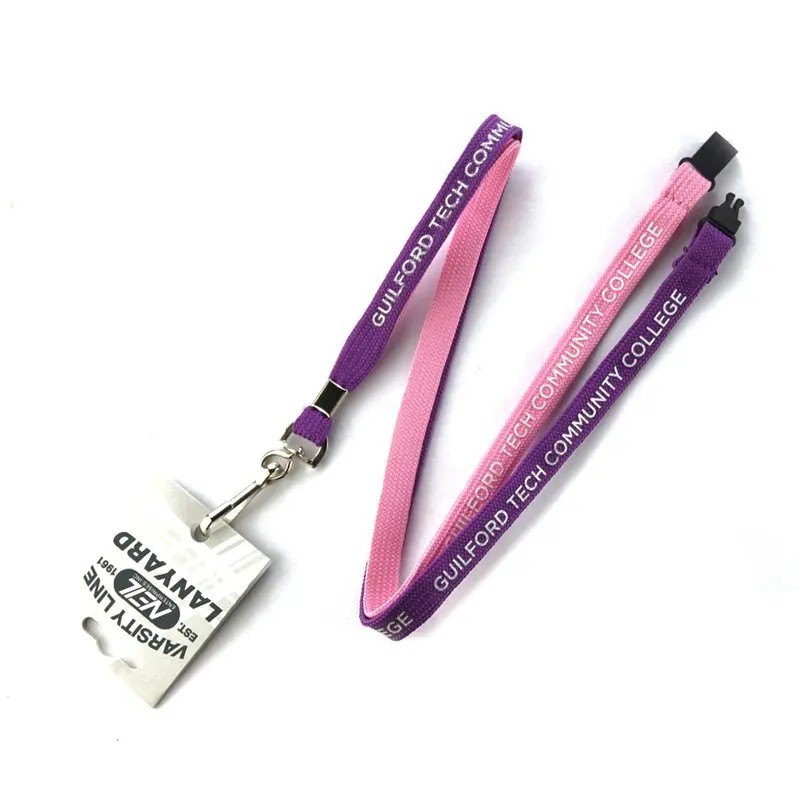 Artigifts Factory Promotional Gifts Bulk Nylon Blank Id Card Holder Pvc Lanyard Printed Custom Logo Polyester Tube Lanyard Nurse