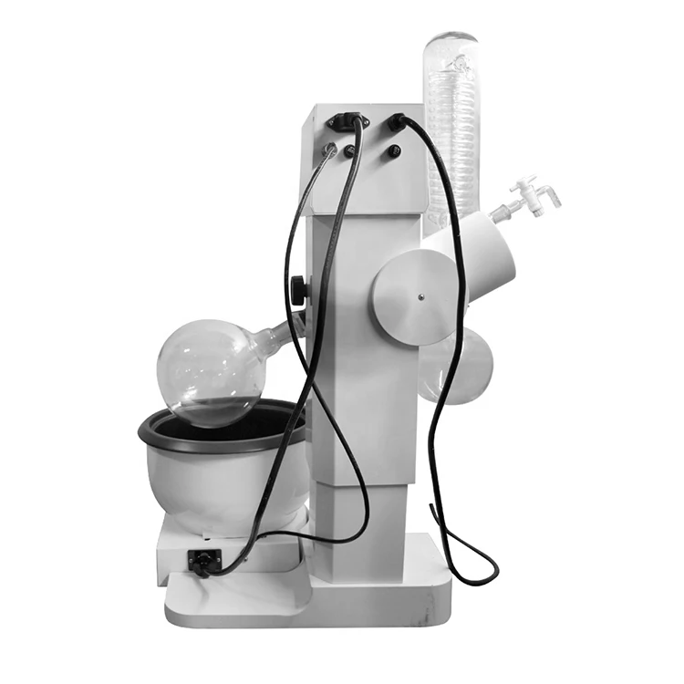 WTRE-02B Lab Distillation Equipments Small Vacuum Rotary Evaporator with 1L 2L Flask