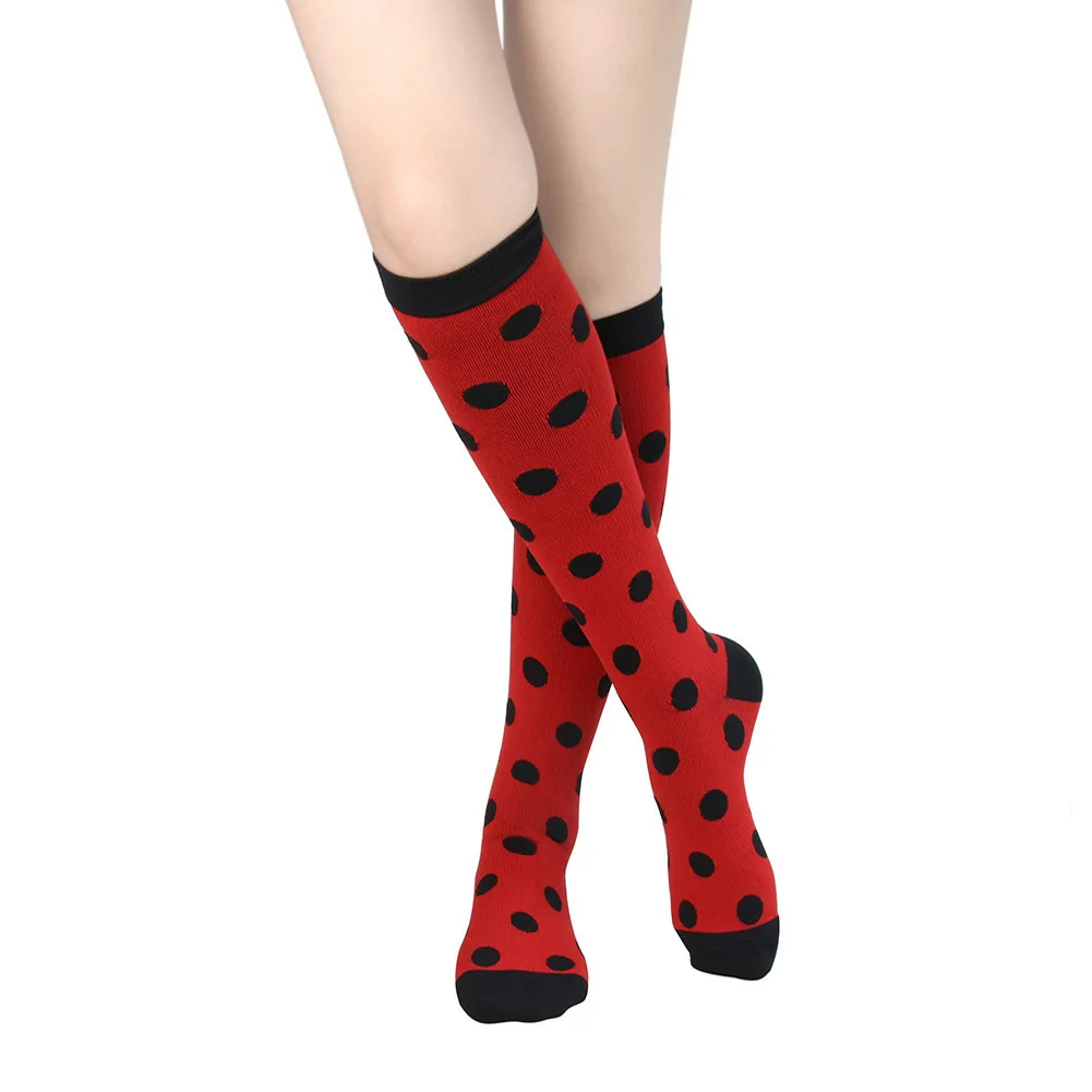 Knee High Long Cycling Medical Stocking 20-30 mmhg  Sports Running Nurse Compression Socks