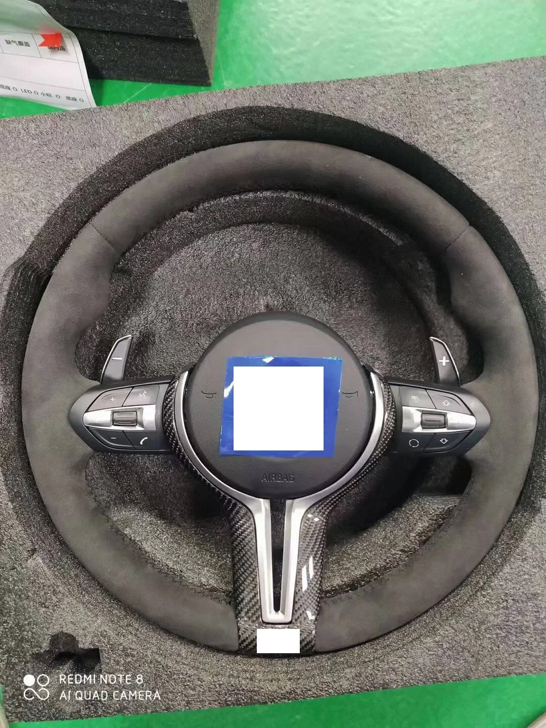 car facelift interior parts Alcantara Carbon fiber With Led for BMW F30 F10 F20 G20 G30 F32 F36 Steering wheel